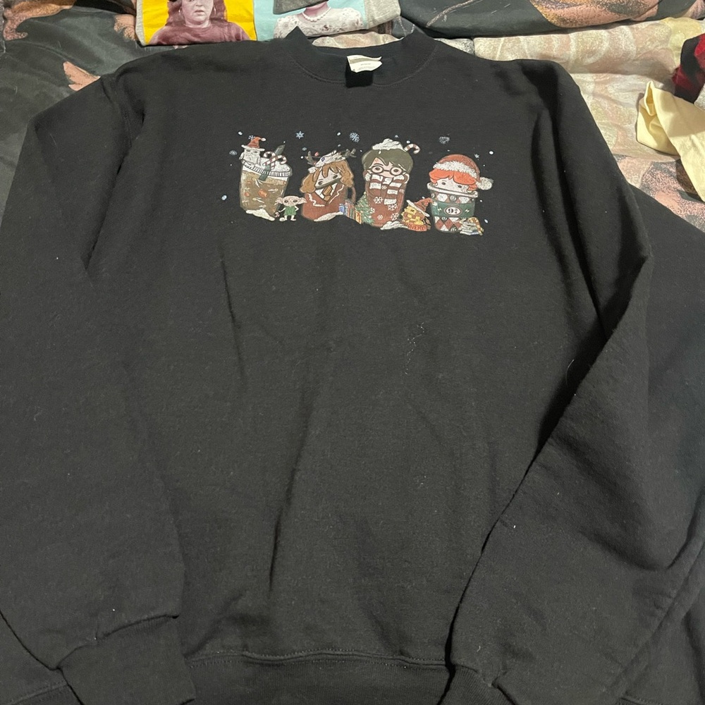 Black Graphic Women’s Sweater